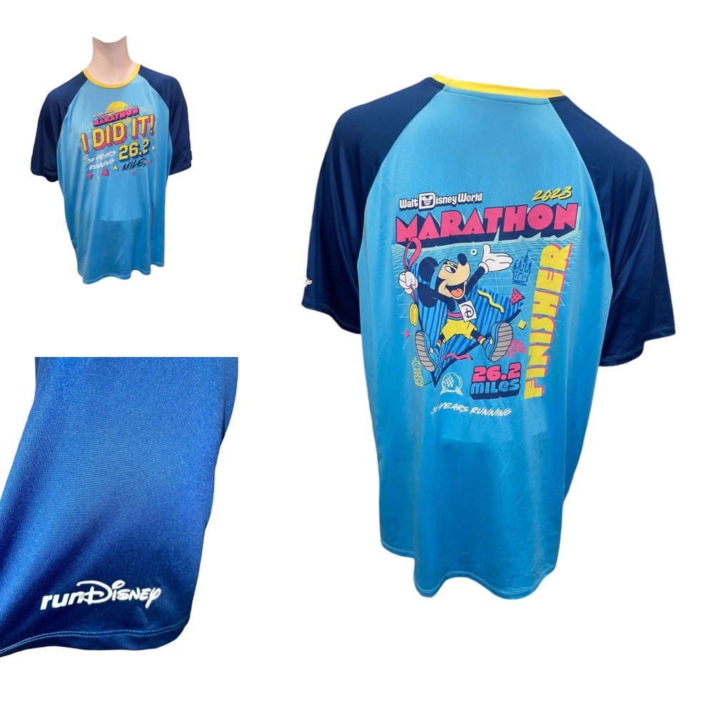 Mens Run Disney Walt Disney World Mickey Mouse‎ Marathon 26.2 I Did It 2Xl Top